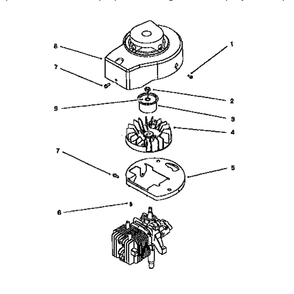 Engine Assembly 3 Diagram and Parts List for 10314-7900001ANDUP  Lawn Boy Lawn Mower